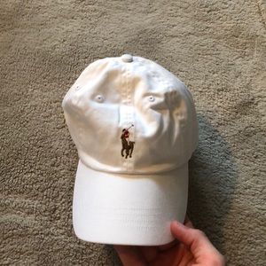 White Ralph Lauren hat